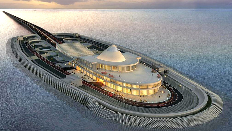 港珠澳大(dà)橋西人工(gōng)島